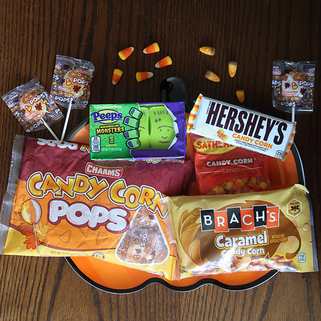 A selection of Halloween candy from the USA