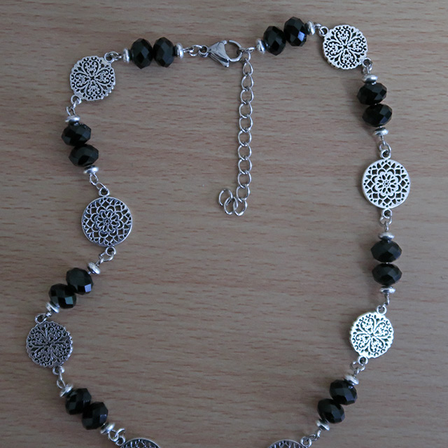 Floral Lace necklace clasp