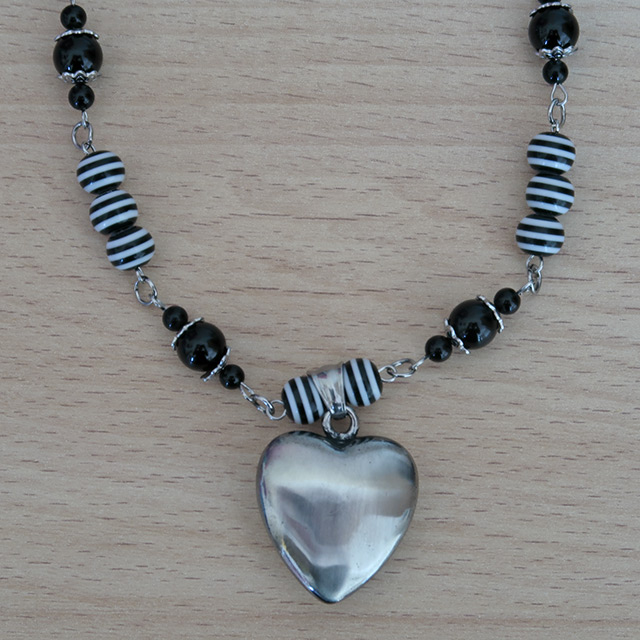 Broken Heart necklace (reverse view)