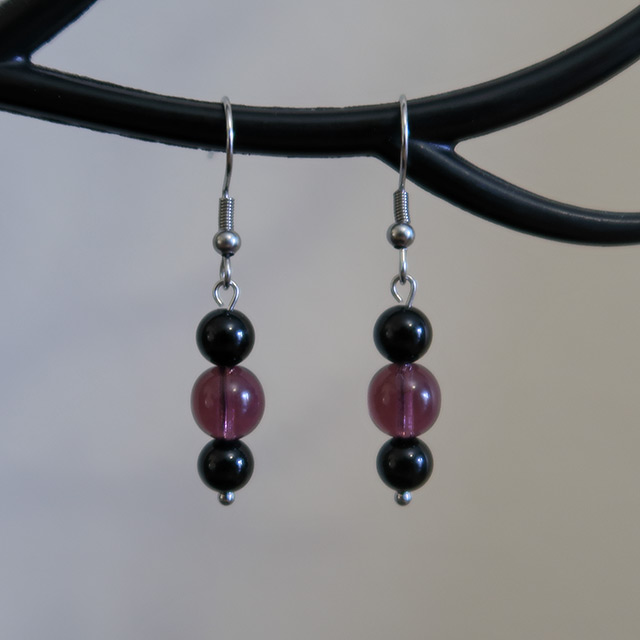 Earrings to match the Broken Heart necklace